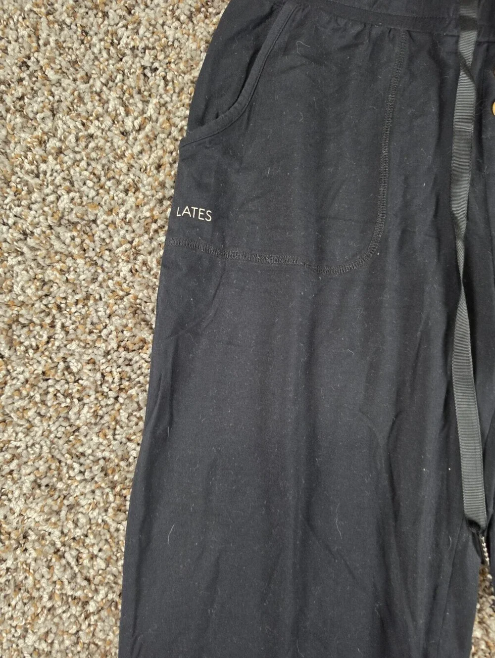 Lates black women's Sz M pull-on jogger lounge pants Modal